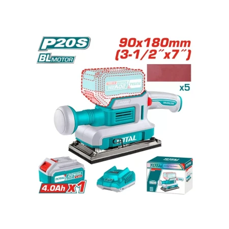 Орбитальная шлифовальная машина с аккумулятором 20 В TFSLI20311