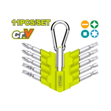 набор  битов для шуруповерта, 11 предметов dyllu dtbs1601