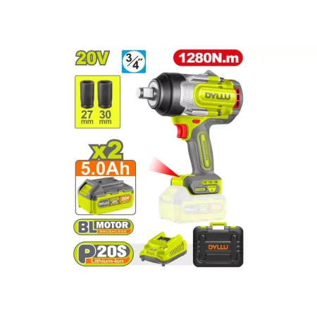 Аккумуляторный ударный гайковерт DULLY DTCD1B128