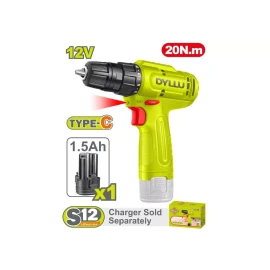 Аккумуляторная дрель DYLLU DTCDS518 12В 20 Нм
