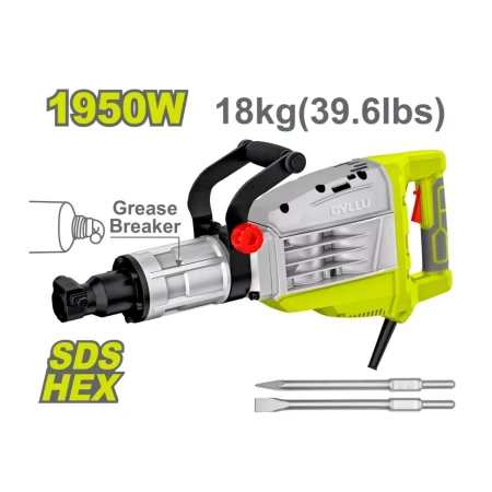 Հարվածային մուրճ DYLLU DTDB2D95 1950Վտ