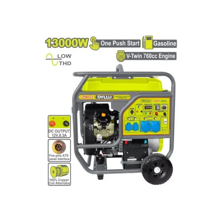 Бензиновый генератор (со стартером) 13000 Вт DTGEAA15V
