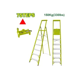 Бытовая лестница из стали и алюминия 7 шага DTLD1H07