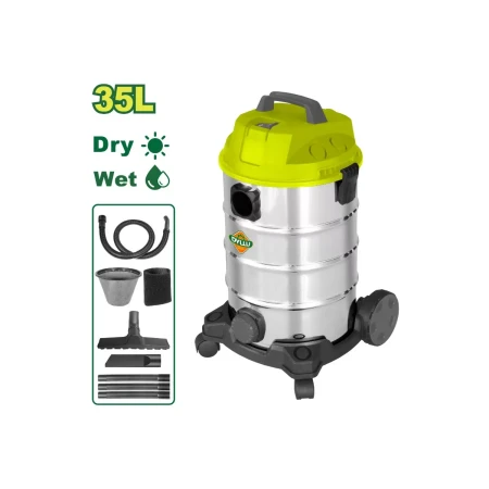 Пылесос 1200Вт  (корпус Пластик/нерж )  35л  DTVR4A35 
