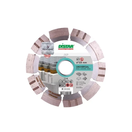 Алмазный диск отрезной  1A1RSS/C3-H 125x2.2/1,4x11x22,23-10