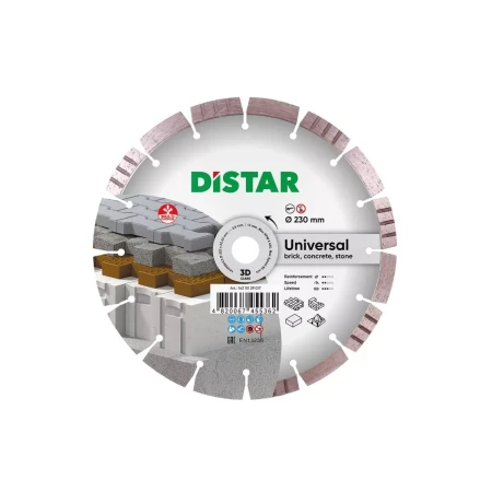 Алмазный диск 230 мм Distar Bestseller Universal 14315129017