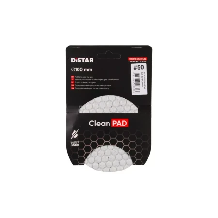 Круги алмазные полировальные Distar 100x3x15 CleanPad #50 80115429034