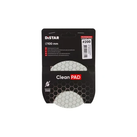 Круги алмазные полировальные Distar 100x3x15 CleanPad #200 80115429036