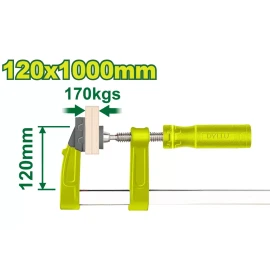 F Зажим с пластиковой ручкой 120x1000 мм DTCP2125