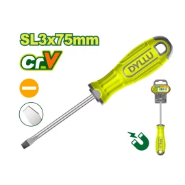 Плоская отвертка SL 3x75  мм DTSD1233