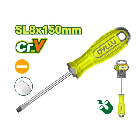 Плоская отвертка SL 8x150  мм DTSD1286