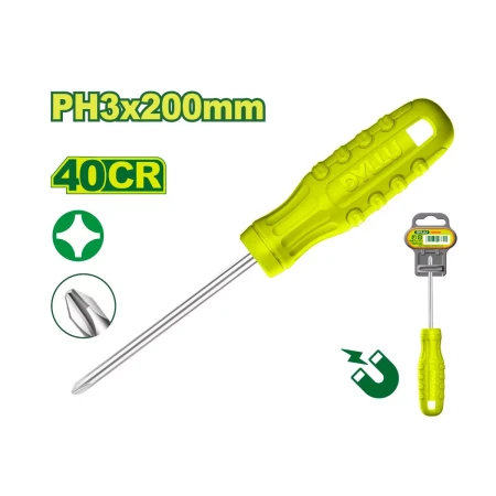 Крестообразная отвертка PH3x200 мм DTSD4938