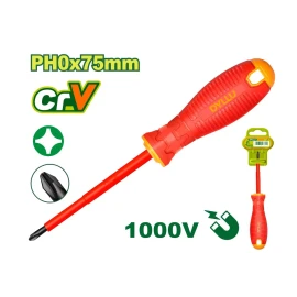 Диэлектрическая отвертка PH0x75 мм DTSD7203