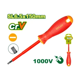 Диэлектрическая отвертка SL 6.5x150 мм DTSD7266