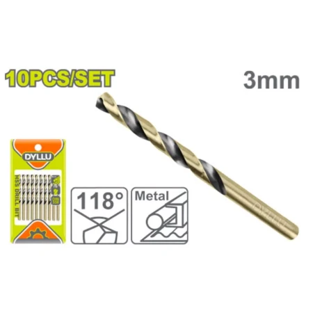 сверло из быстрорежущей стали dyllu dttd89003