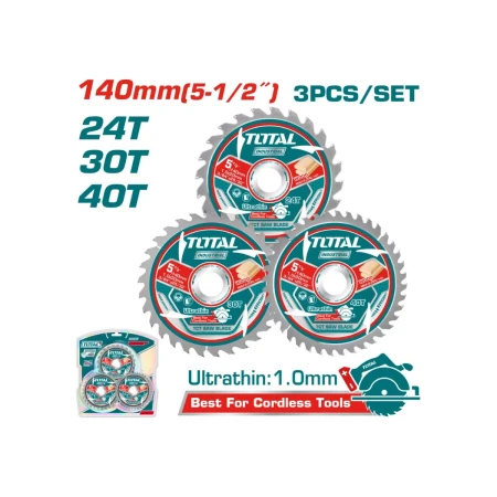 Набор сверхтонких пильных полотен TCT