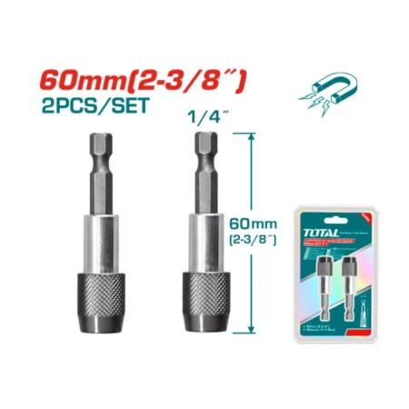 держатель бит отвертки с выталкивателем 60 мм