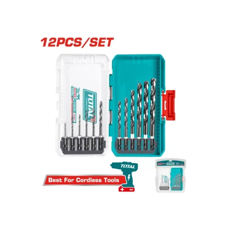 Набор сверл из быстрорежущей стали, 12 предметов