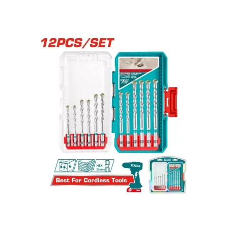 Набор из 12 сверл по камню