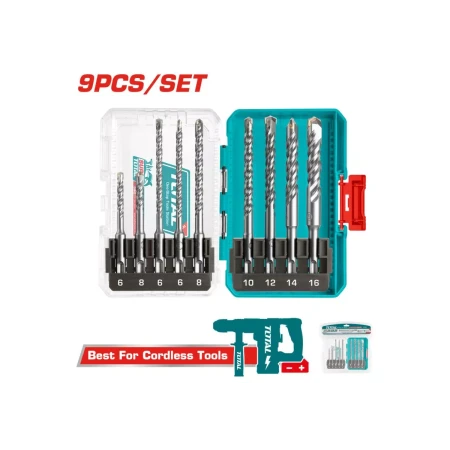 Набор сверл SDS plus 9 шт