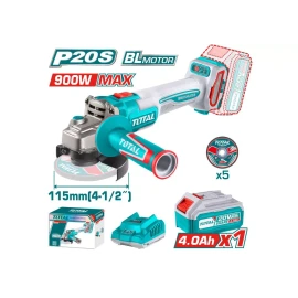 Беспроводная Аккумуляторная угловая шлифовальная машина (болгарка) 20 В 900 Вт