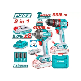 Беспроводной комплект из 2 инструментов 20 В