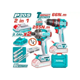 Беспроводной комбинированный комплект из 2 шт. 20 В