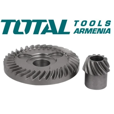 большая и малая коническая шестерня (для болгарки tg1201806) тотал tg1201806-sp-26/35