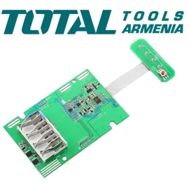 Плата подключения батареи (Для газонокосилки TGTLI20018) Тотал TGTLI20018-SP-2
