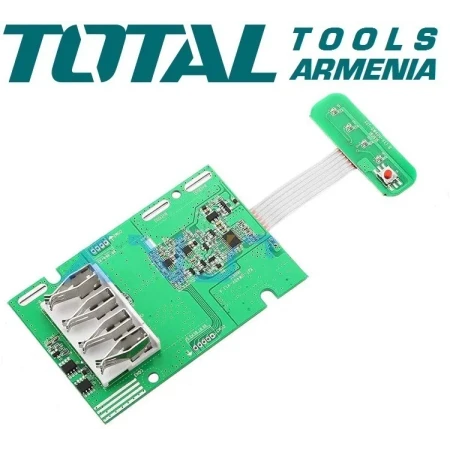 Плата подключения батареи (Для газонокосилки TGTLI20018) Тотал TGTLI20018-SP-2