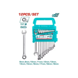 набор из 12 гаечных ключей с трещоткой