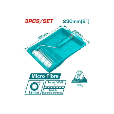 цилиндрическая щётка 3-в-1 (для внутренних стен) total tht811230912