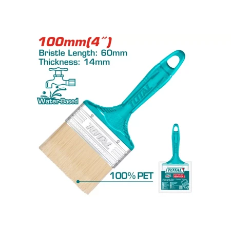 кисть малярная 4 дюймов тотал tht840406