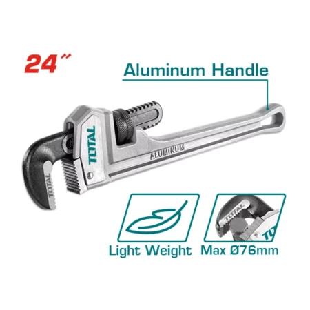 Алюминиевая ручка трубного ключа