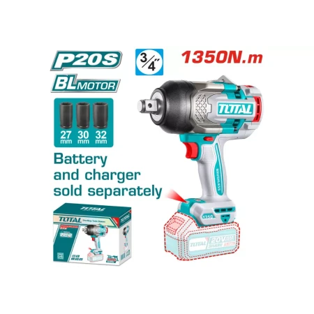 Беспроводной ударный гайковерт 20 В