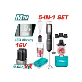 Беспроводной ручной блендер 100 Вт 16 В