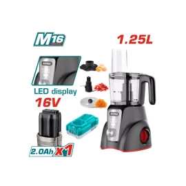 Беспроводной кухонный комбайн 250 Вт 16 В