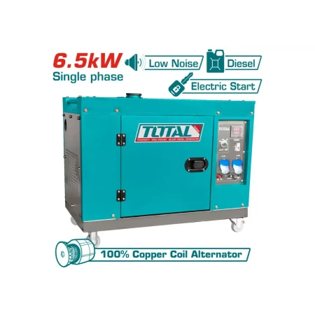 Дизельный генератор Бесшумный  6500 Вт