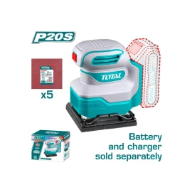 Орбитальная шлифовальная машина с аккумулятором 20 В