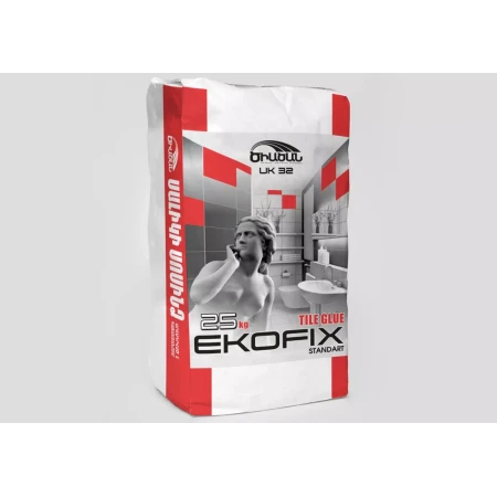 плиточный клей стандартный 25кг ekofix
