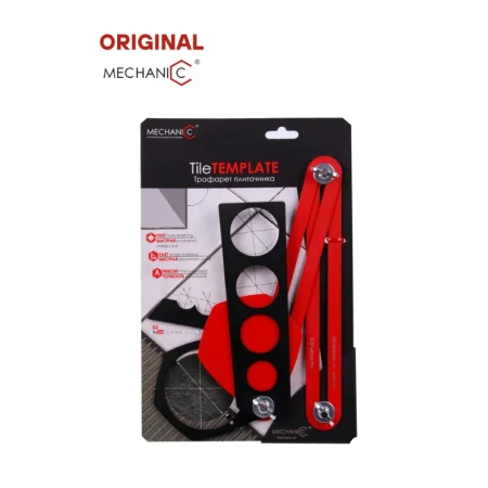 Шаблон для трафарета плитки Mechanic TileTEMPLATE 19568442102 Совместимо с дрелью и