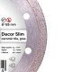 Алмазный диск отрезной 1A1R 125x22.22x10x1.2mm  Decor Slim