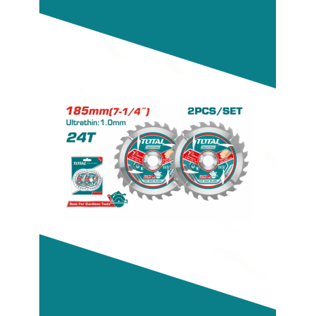 Диск для резки дерева 2 шт. 185 мм Тотал TAC2331853