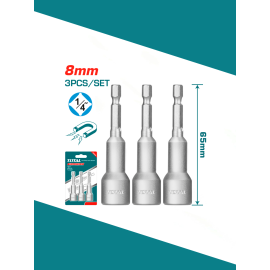 Комплект магнитных гаек 8мм Тотал TAC270831