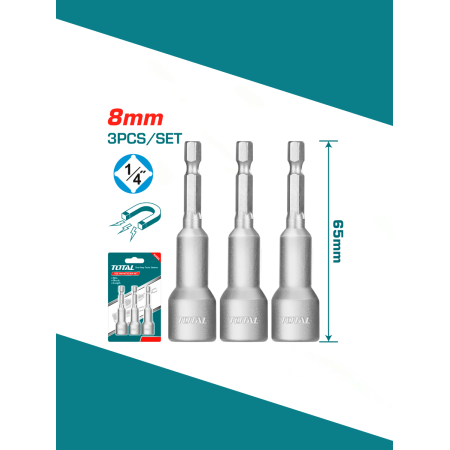 Комплект магнитных гаек 8мм Тотал TAC270831