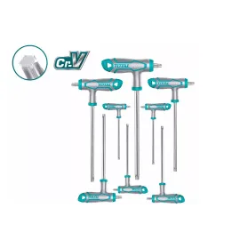 Набор ключей звездочки с Т-образной ручкой, 8 шт. Тотал THHW80836