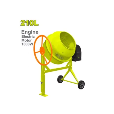 Электрическая бетономешалка DULLY DTCM2A210