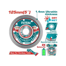 сверхотонкий алмазный диск total tac2151251