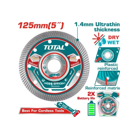 сверхотонкий алмазный диск total tac2151251