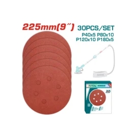 набор орбиталных шлифшкурок  total tac225030
